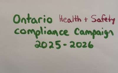 Health and safety compliance campaigns – Ontario 2025-2026